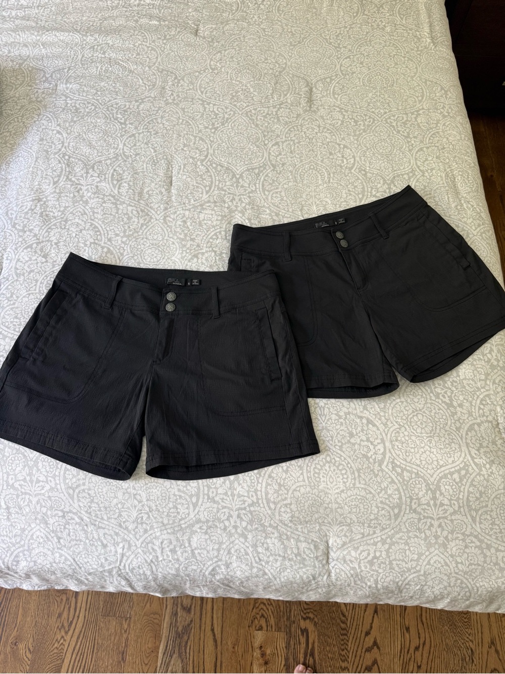 PrAna Ripstop Hiking Shorts - 2 pair set - Size 6